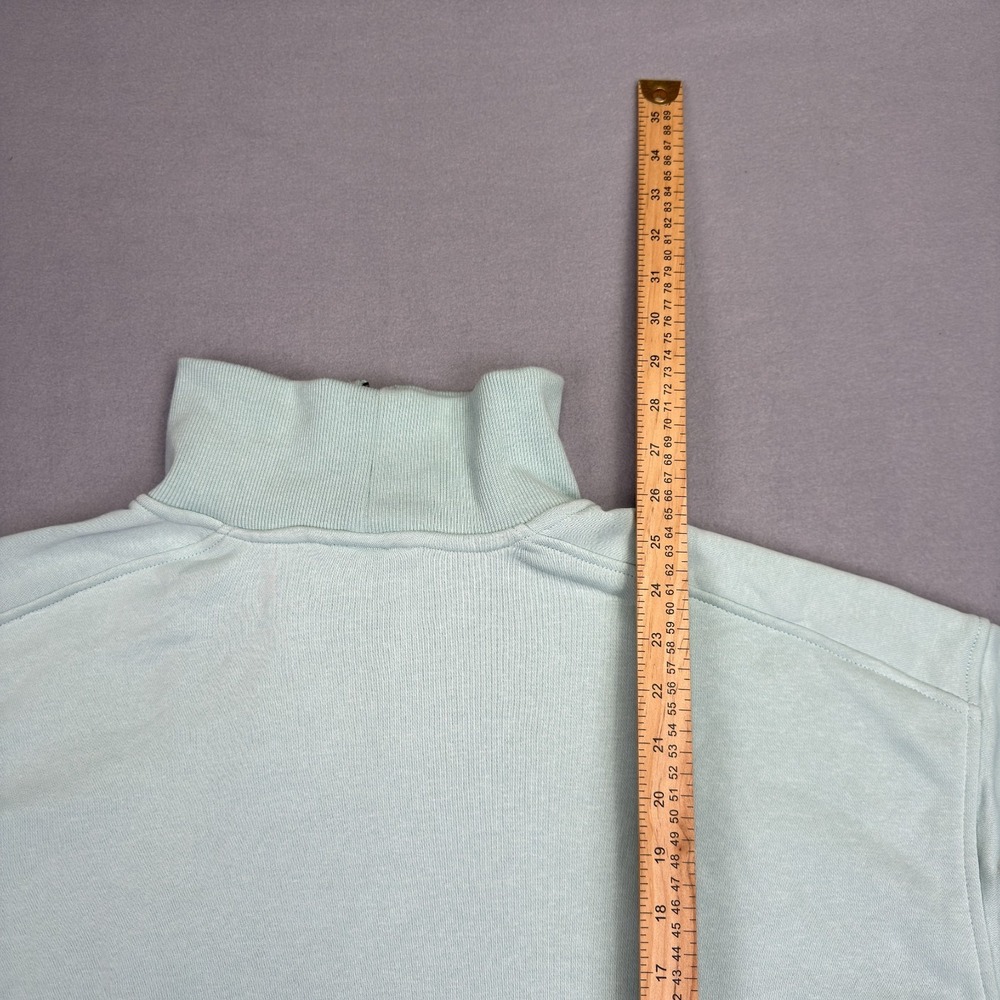 Eddie Bauer Women's Collared Quarter Zip Casual Pullover Sz XL Turquoise NWT - Picture 13 of 14